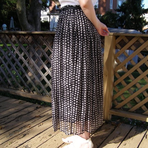 🖤 NWT American Rag Lined Skirt size 11 Polka dots - Picture 4 of 9